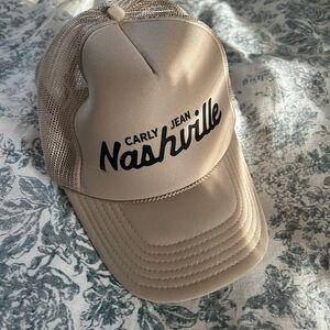 Carly Jean Los Angeles Tan Trucker Hat